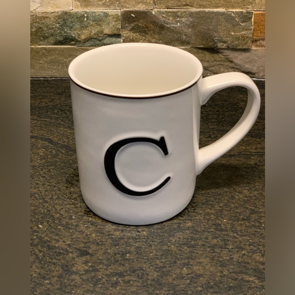 WILLIAMS SONOMA | Retired “C” Initial Mug